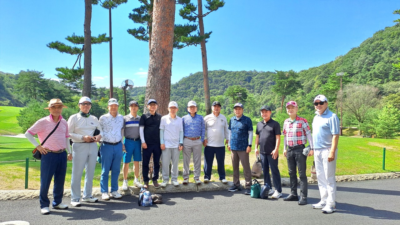 남강4회 남사골프, 9월 월례회…충주 센테리움CC서 ‘우정의 라운딩’